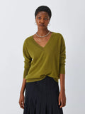 John Lewis Cashmere Relaxed V-Neck Jumper