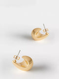 Mint Velvet domed drop earrings gold - British product