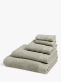 John Lewis Organic Cotton Face Cloth (Set of 2), Olive
