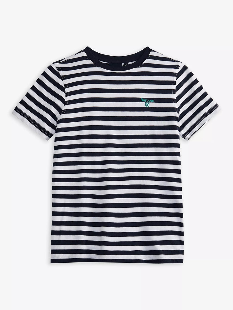 Barbour Kids' Striped Finley T-Shirt, Navy