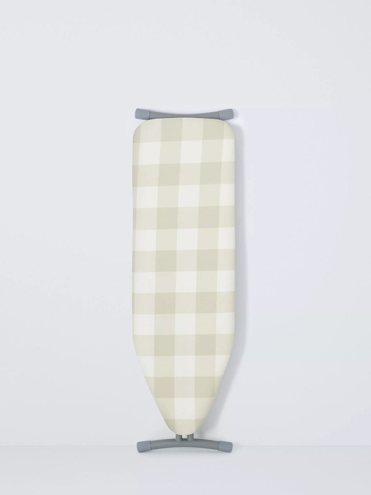 John Lewis Gingham Ironing Board Cover, Natural, S-M