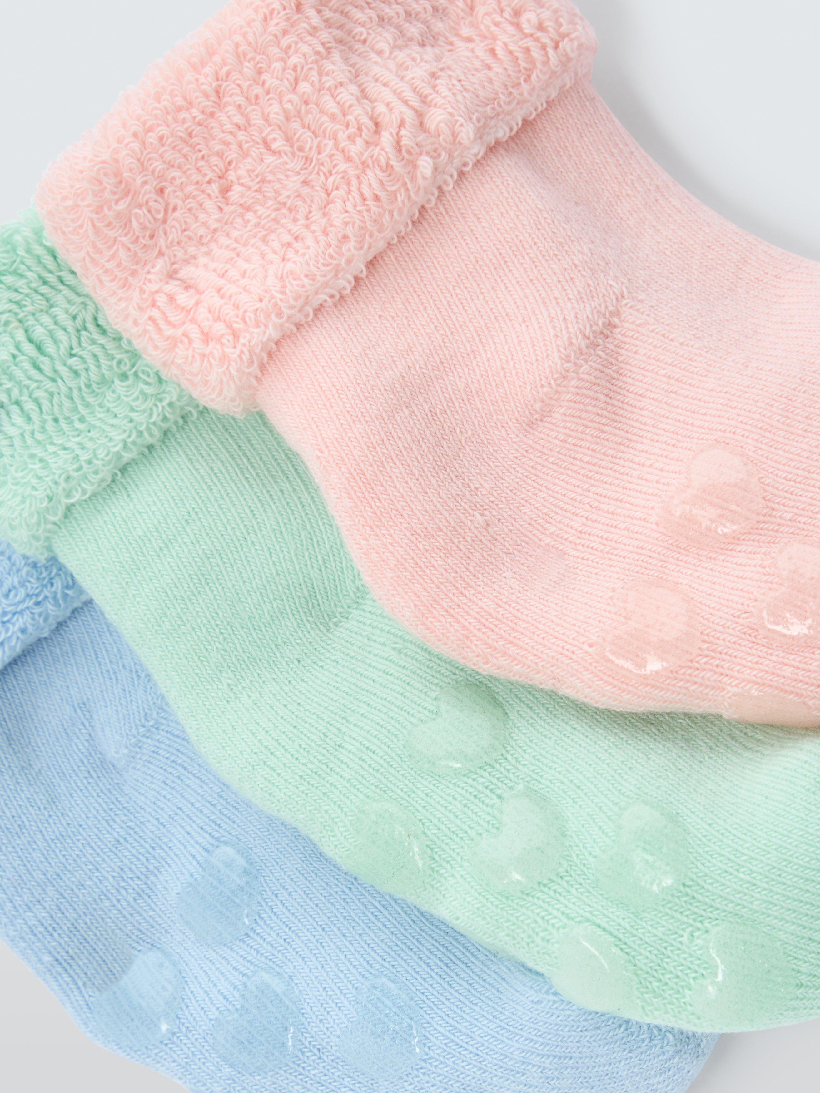 John Lewis baby organic terry cotton socks pack of 3, UK version