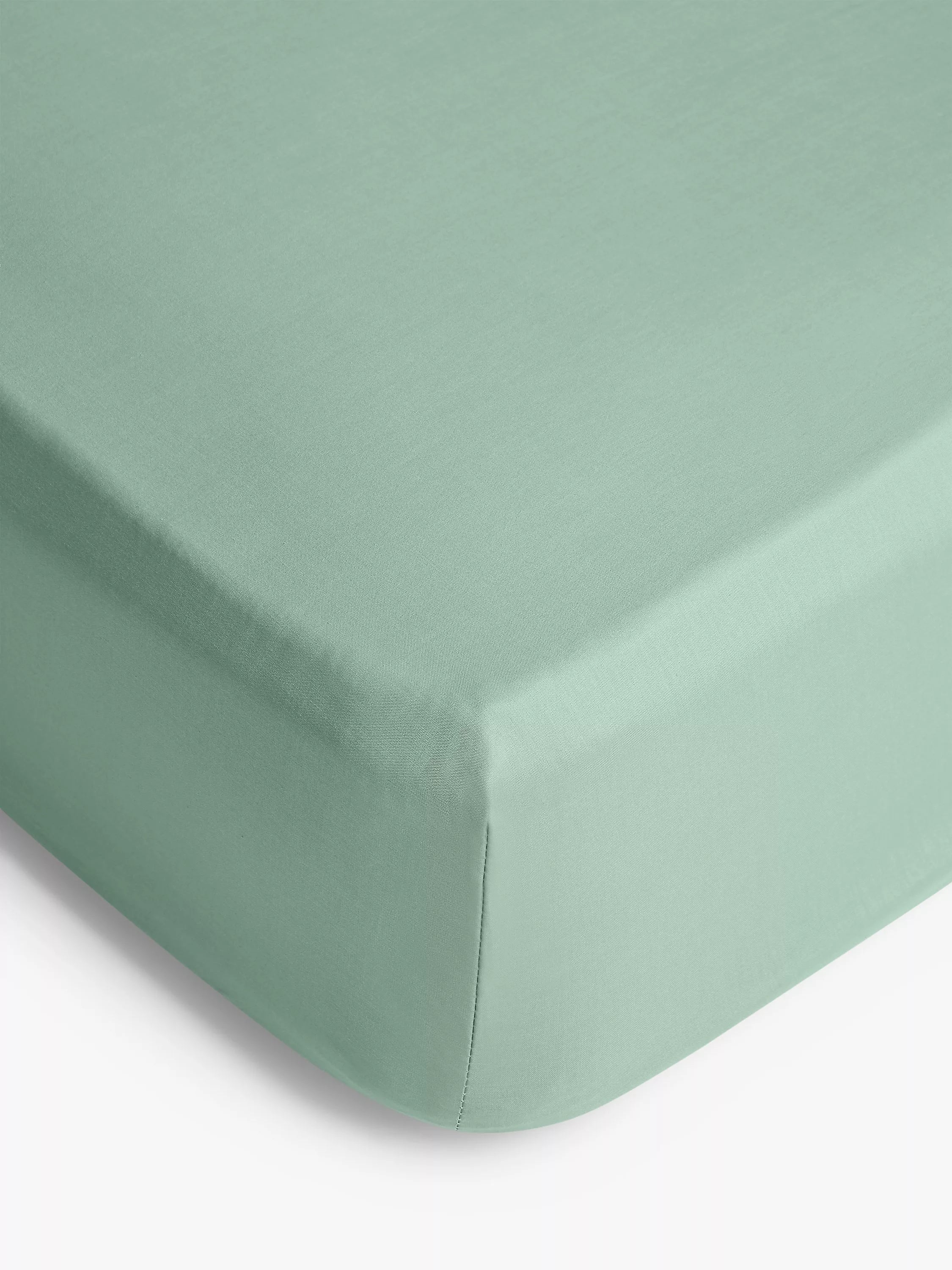 John Lewis ANYDAY Pure Cotton Deep Fitted Sheet - Navy Small Double