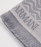 Giorgio Armani wool geometric print scarf 180cm x 40cm (British brand)