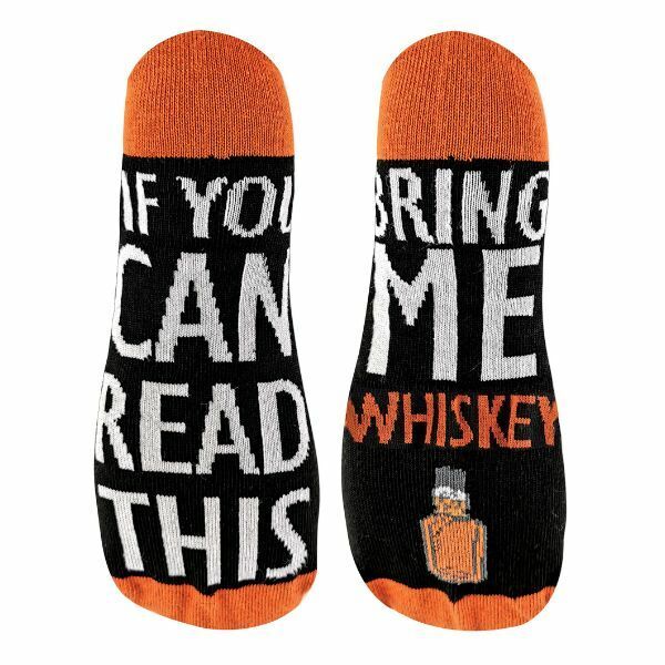 Sock Snob If You Can Read This Bring Me... Socks 6-11 UK GOODS Superdrug Whiskey  