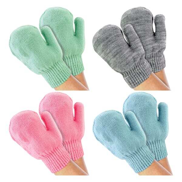Sock Snob 4 pack baby mittens for winter, UK version