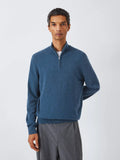 John Lewis Cashmere Half Zip Jumper