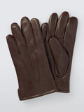 John Lewis Fleece Leather Gloves