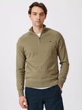 Aubin Bonby Zip Neck Cotton Jumper