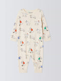 John Lewis ANYDAY Baby Dalmatian Sleepsuit, Natural