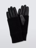 John Lewis Knitted Cuff Leather Gloves