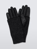 John Lewis Knitted Cuff Leather Gloves