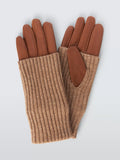 John Lewis Knitted Cuff Leather Gloves