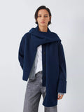 John Lewis ANYDAY Crop Scarf Coat