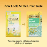Twinings Pure Fennel Tea Bags 20 Count 40g (British brand)