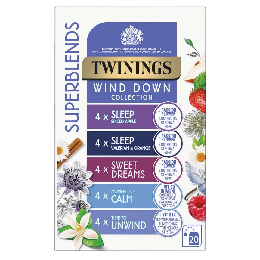 Twinings Superblends 20 Wind Down Collection 33.2g GOODS ASDA   