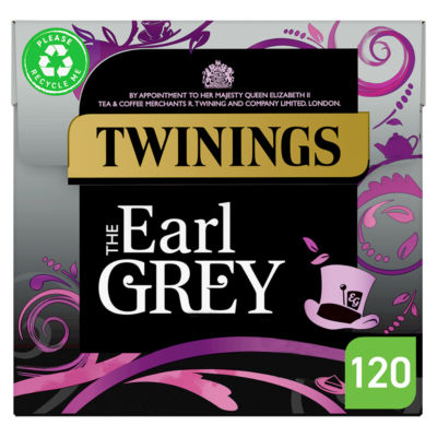 ASDA Twinings Earl Grey 120 Black Tea Bags 300g- Buy online at McGrocer