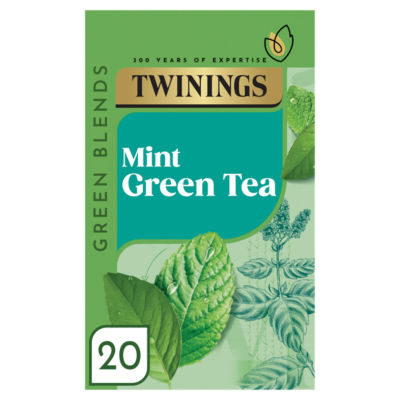 ASDA Twinings Mint Green Tea Tea Bags 40g- Buy online at McGrocer