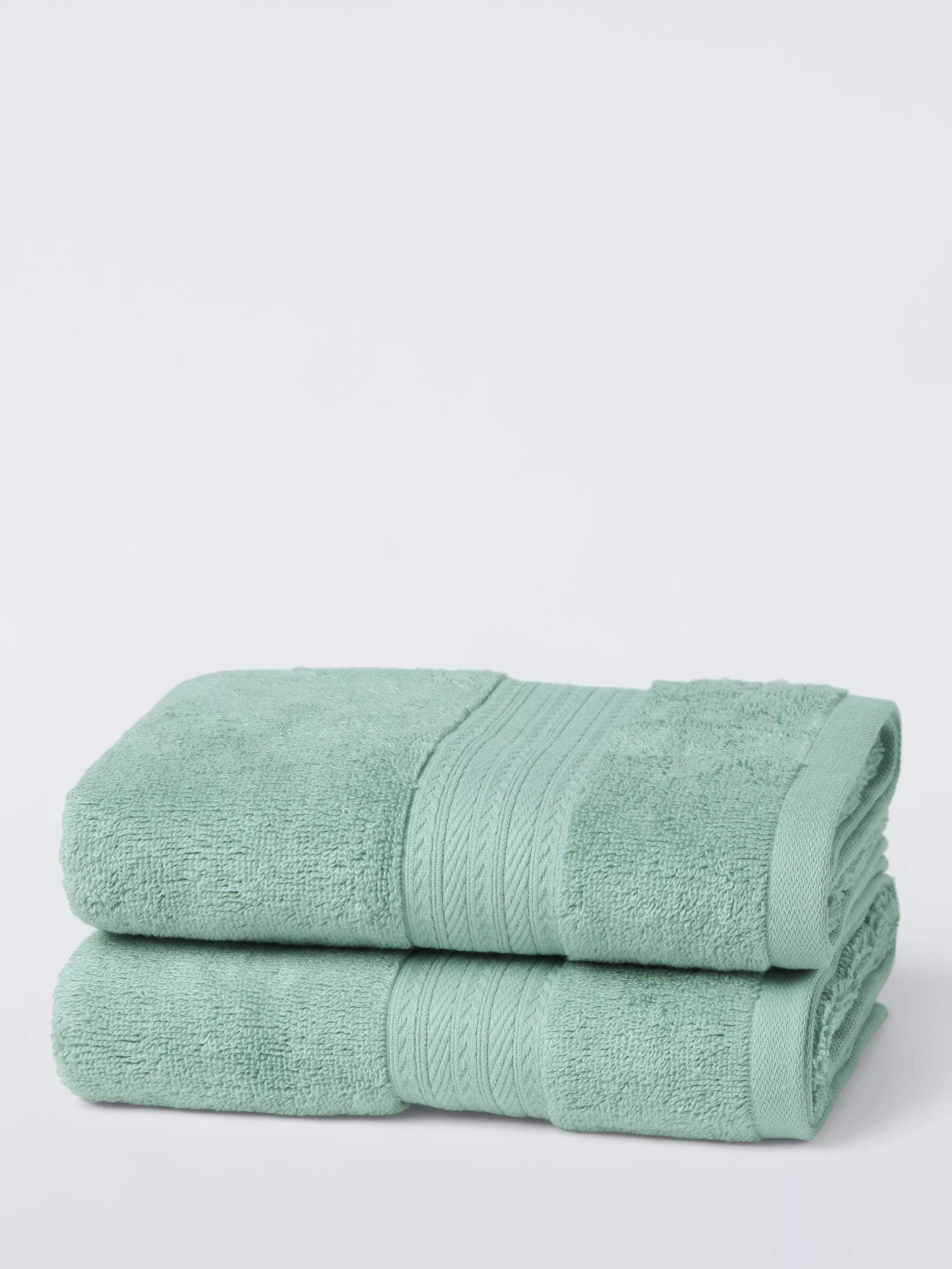 John Lewis cotton viscose blend towels pack of 2, UK version
