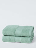 John Lewis cotton viscose blend towels pack of 2, UK version