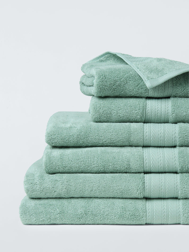 John Lewis cotton viscose blend towels pack of 2, UK version