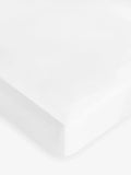 John Lewis Soft & Silky Egyptian Cotton Sateen 400 Thread Count Extra Deep Fitted Sheet - Cool Grey Super King