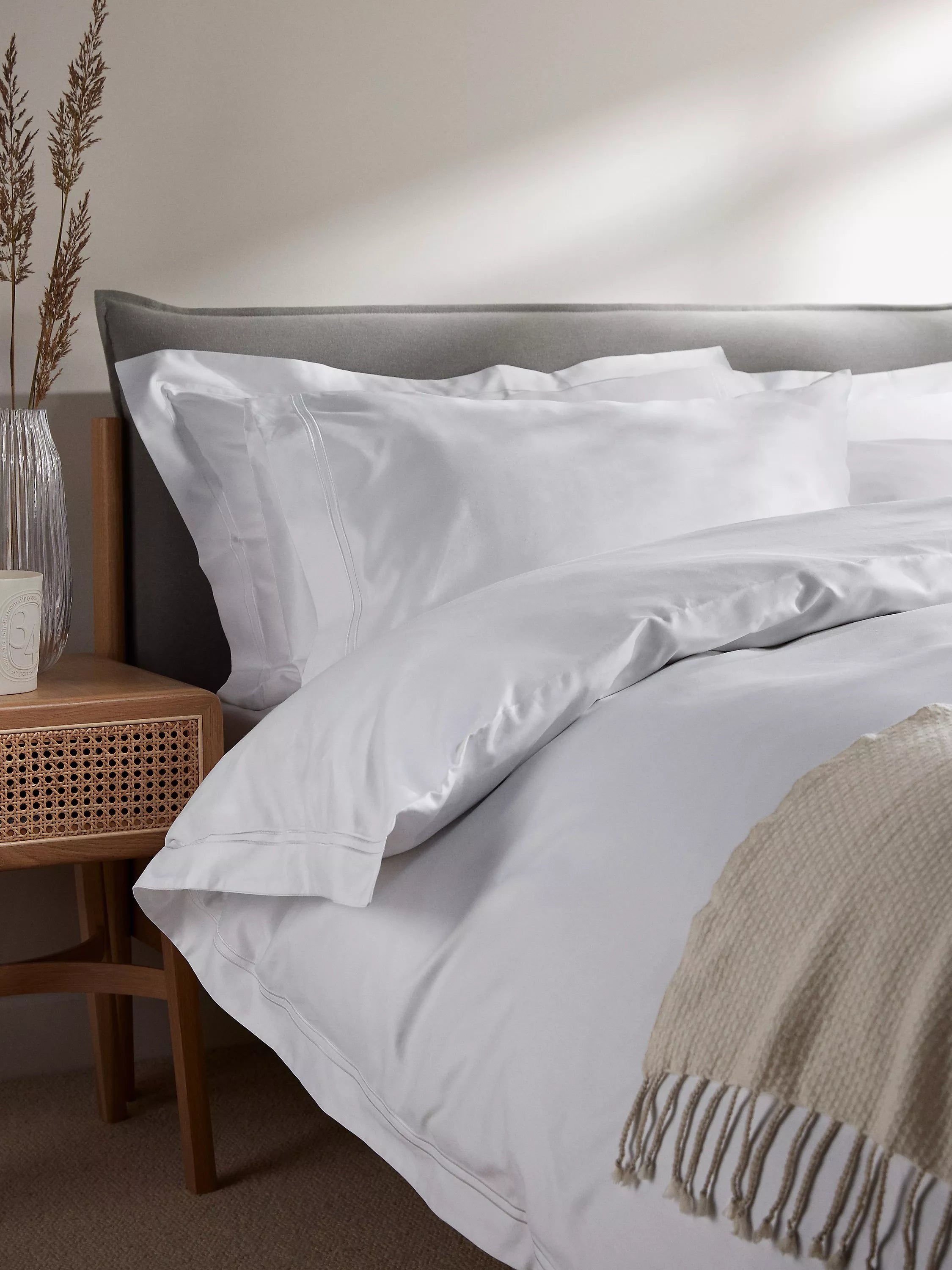 John Lewis Egyptian cotton fitted sheet with 1600 TC, UK version