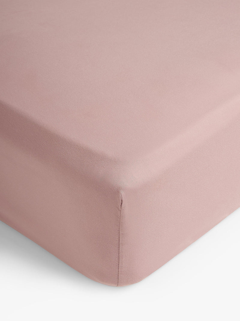 John Lewis washed cotton fitted sheet double, UK version