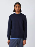 John Lewis ANYDAY Cotton Blend Knit Crew Neck Jumper