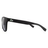 Lacoste L848S matte black wayfarer sunglasses, imported from the UK