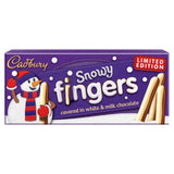 Cadbury chocolate coated biscuits Snowy 115g tray, UK version