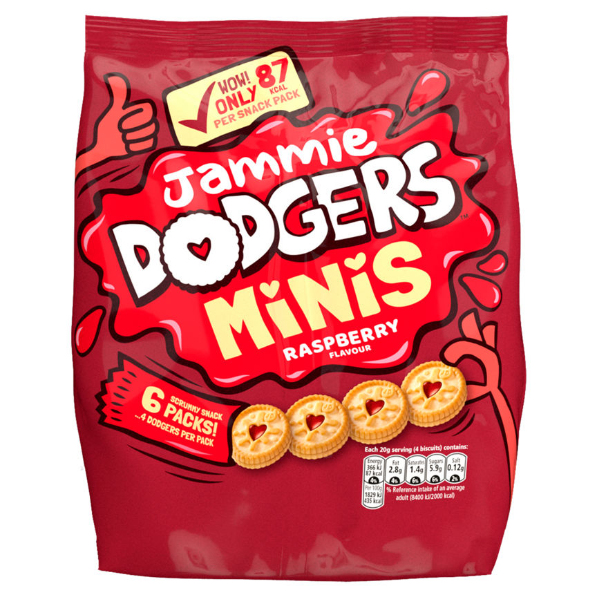 Jammie Dodgers Minis 6 Pack GOODS ASDA   