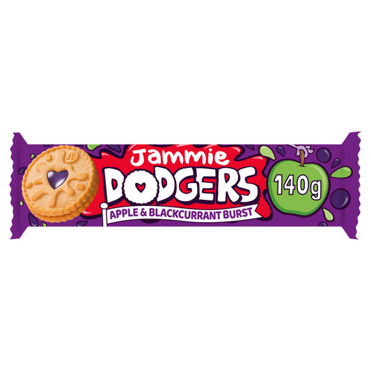 Jammie Dodgers 8 Apple & Blackcurrant Burst Flavour Biscuits 140g GOODS ASDA   