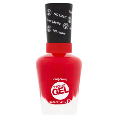 Sally Hansen Miracle Gel 444 Off with Her Red nail polish 14.7ml, imported from the UK