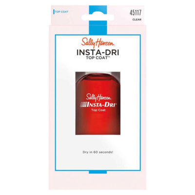 Sally Hansen Insta-Dri Top Coat Clear nail polish 13.3ml (British brand)