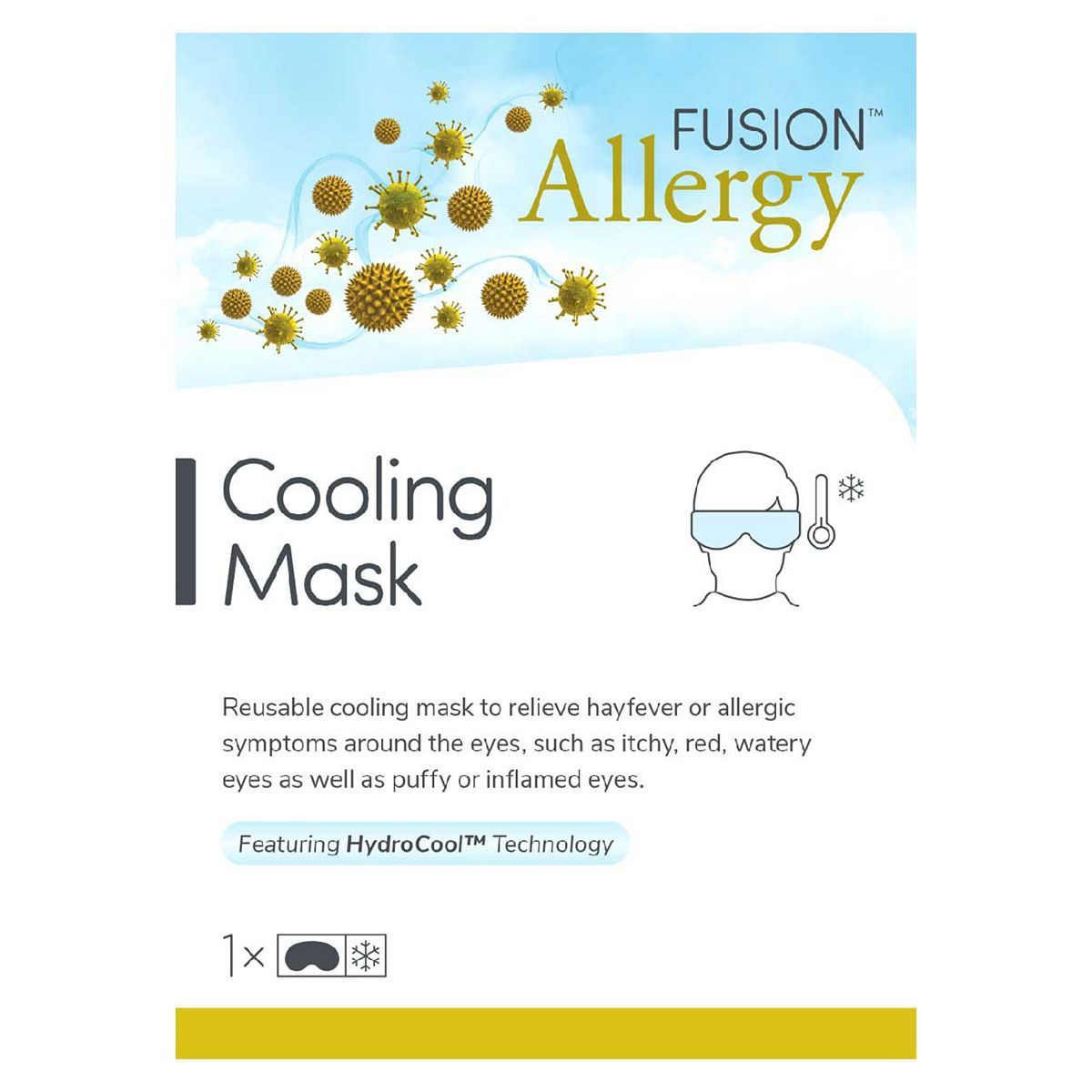 Fusion Allergy Cooling Mask First Aid Boots   