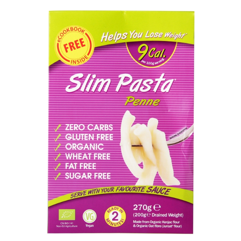 Eat Water Organic Slim Pasta Fettuccine 270g - Penne