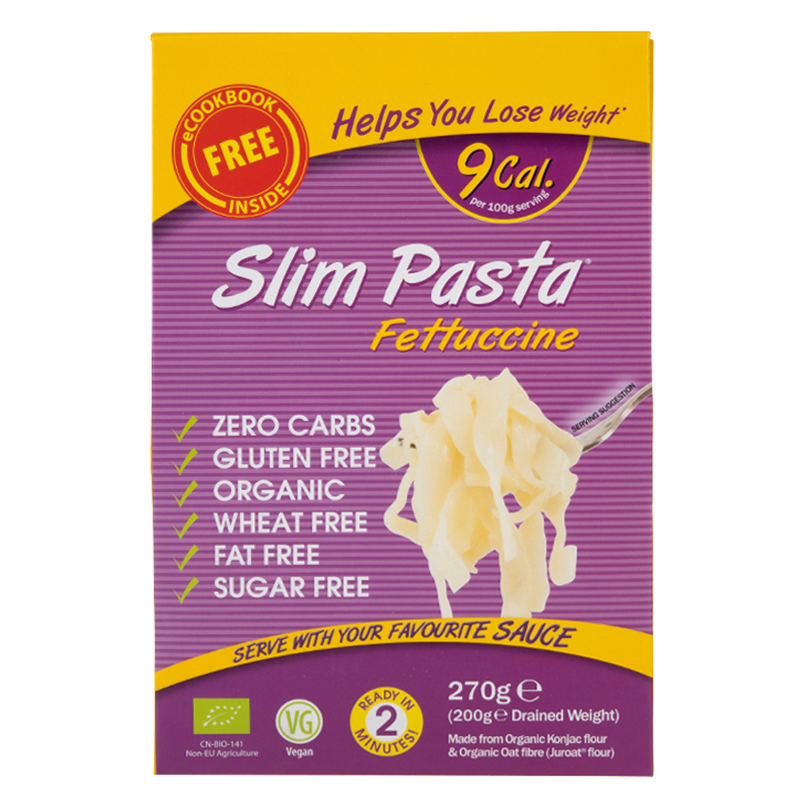 Eat Water Organic Slim Pasta Fettuccine 270g - Fettuccine