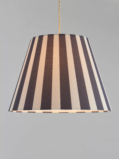 John Lewis John Lewis Bold Stripe Tapered Lampshade, Dia.16cm- Buy online at McGrocer