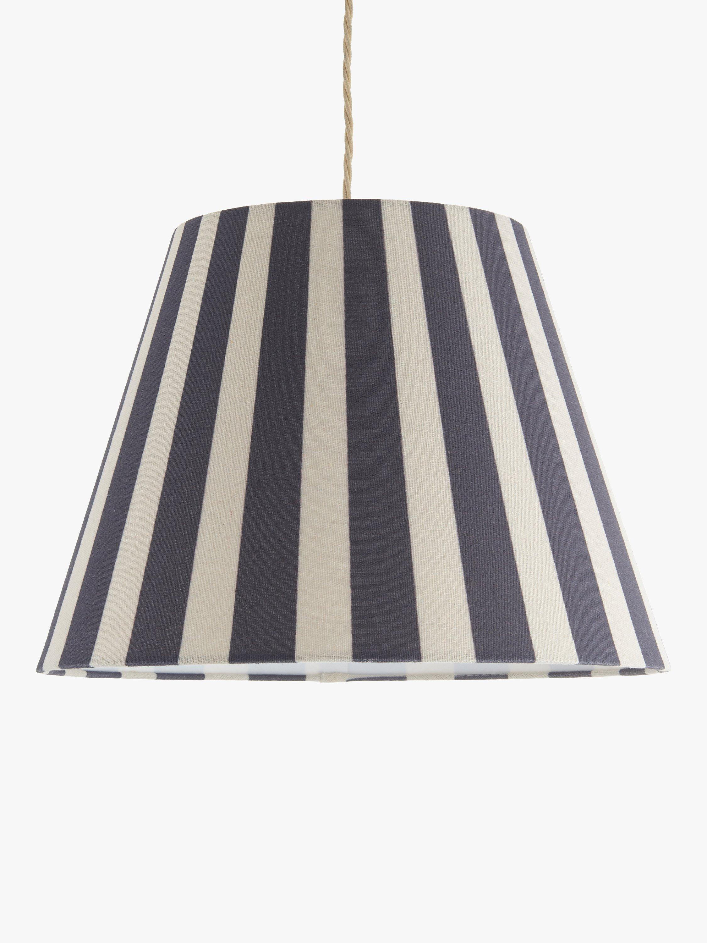 John Lewis bold stripe tapered lampshade 16cm, imported from the UK