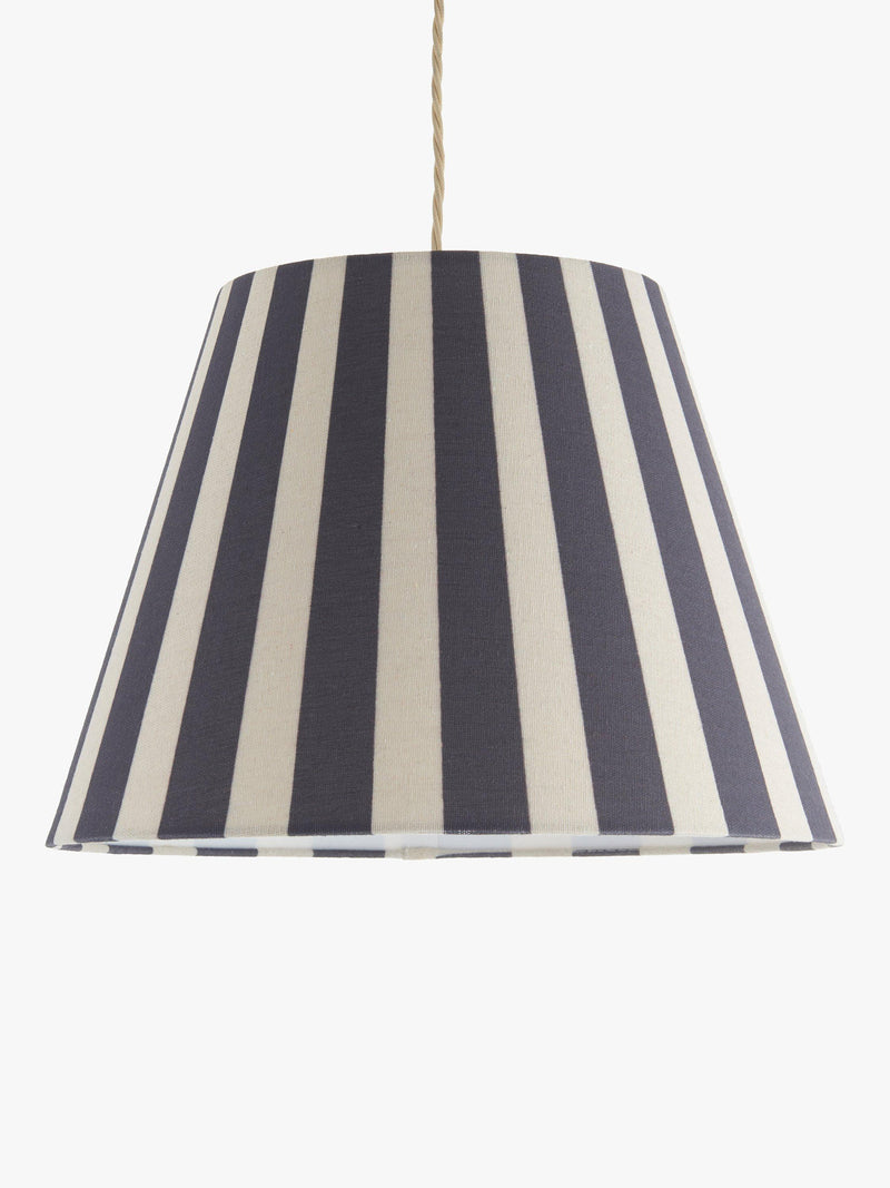 John Lewis bold stripe tapered lampshade 16cm, imported from the UK