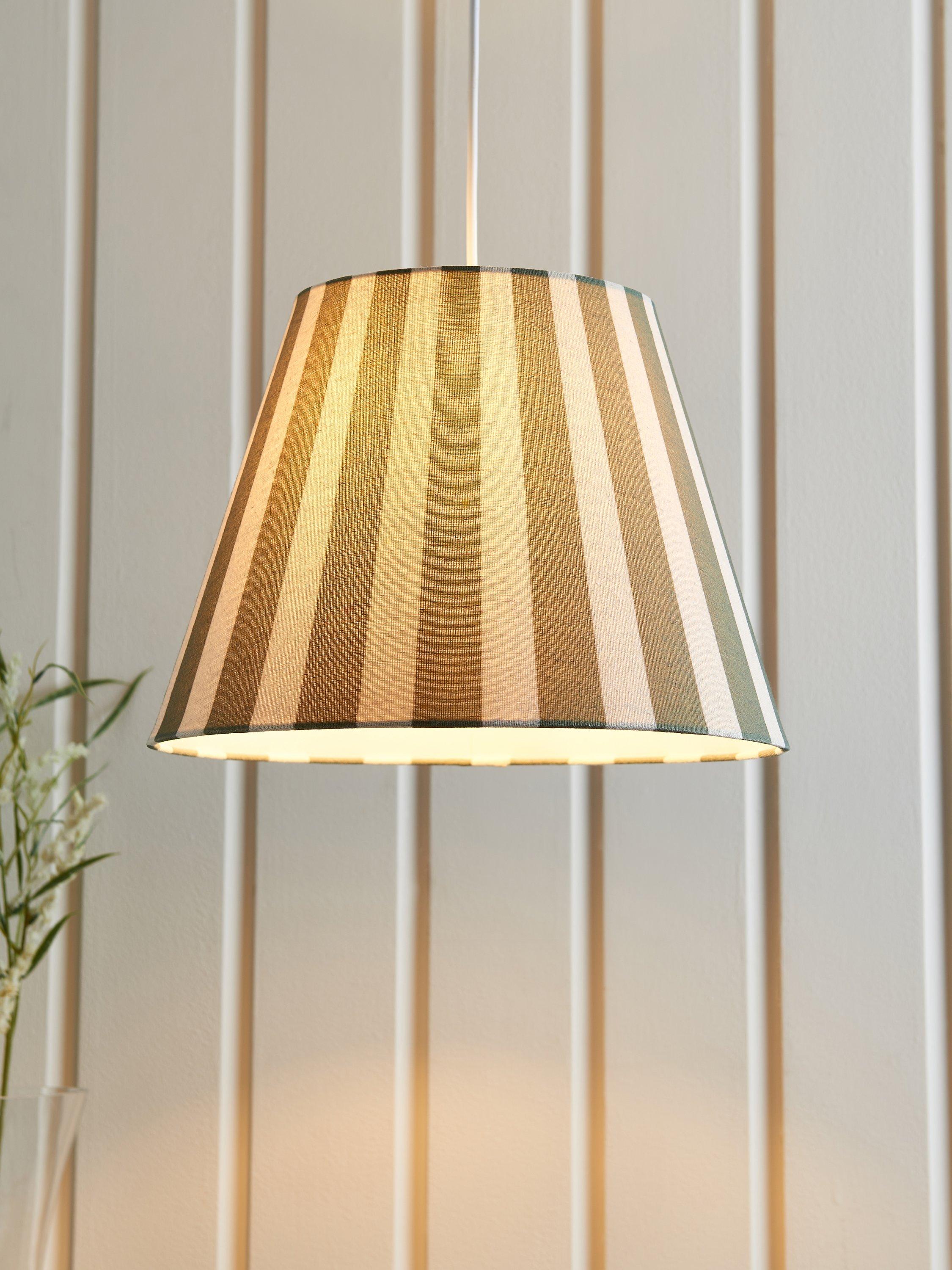 John Lewis bold stripe tapered lampshade 16.5x25cm, UK version