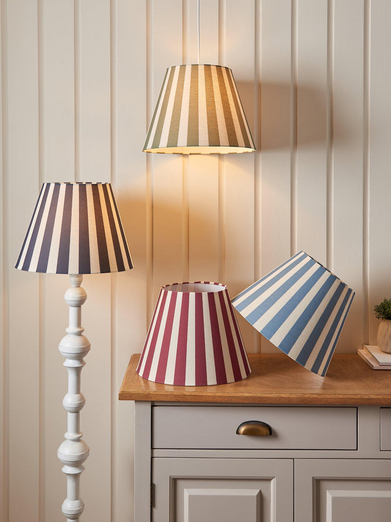 John Lewis bold stripe tapered lampshade 16.5x25cm, UK version