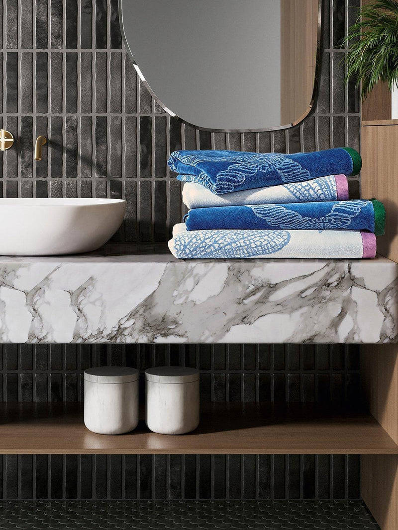Ted Baker Dragonfly Cotton Towels Multiple Sizes (British brand)