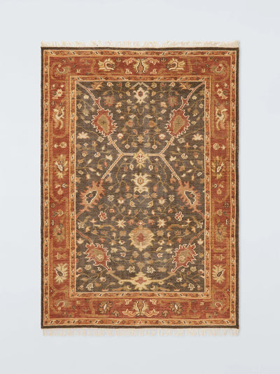 John Lewis John Lewis Hand Knotted Inaya Ziegler Rug, Red, 240 x 170cm- Buy online at McGrocer