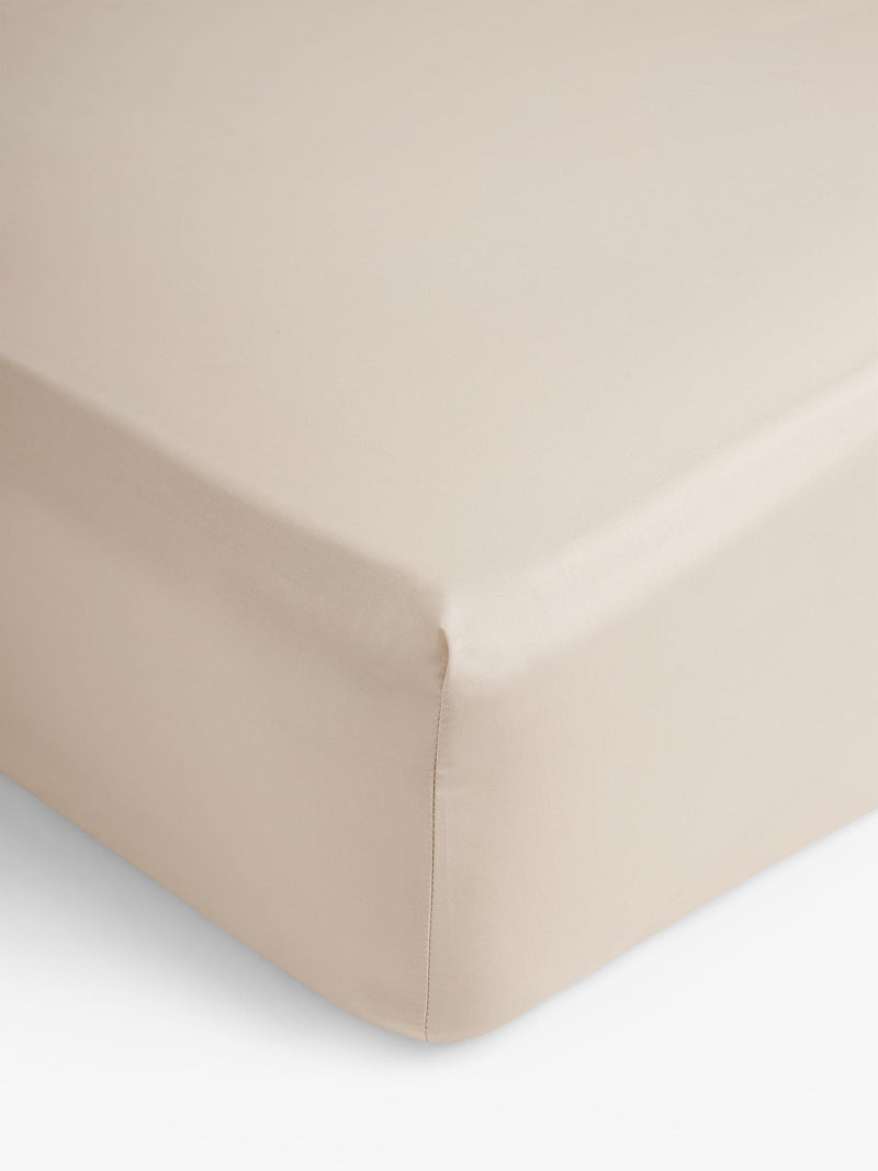 John Lewis Organic Cotton Fitted Sheet Double, UK version