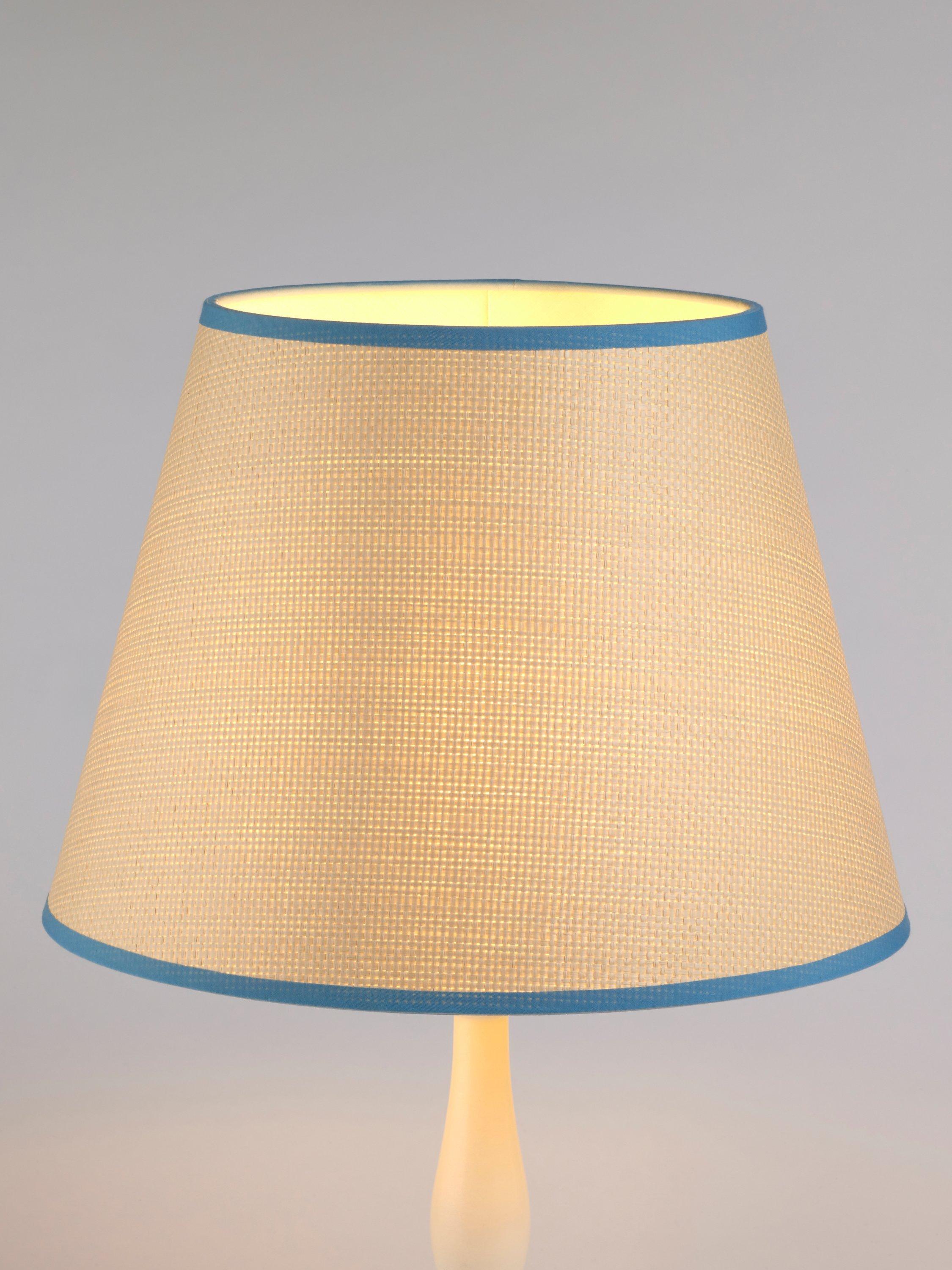 John Lewis woven raffia taped lampshade, UK version