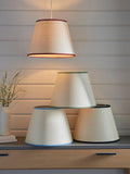 John Lewis woven raffia taped lampshade, UK version