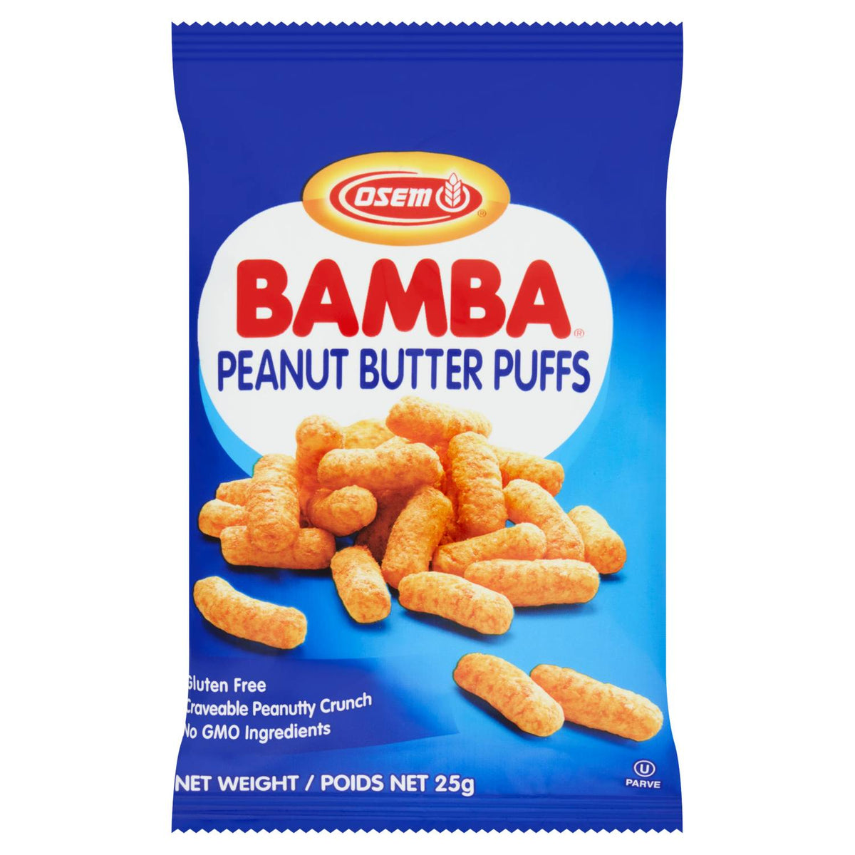 Osem Bamba peanut butter puffs 25g - British product