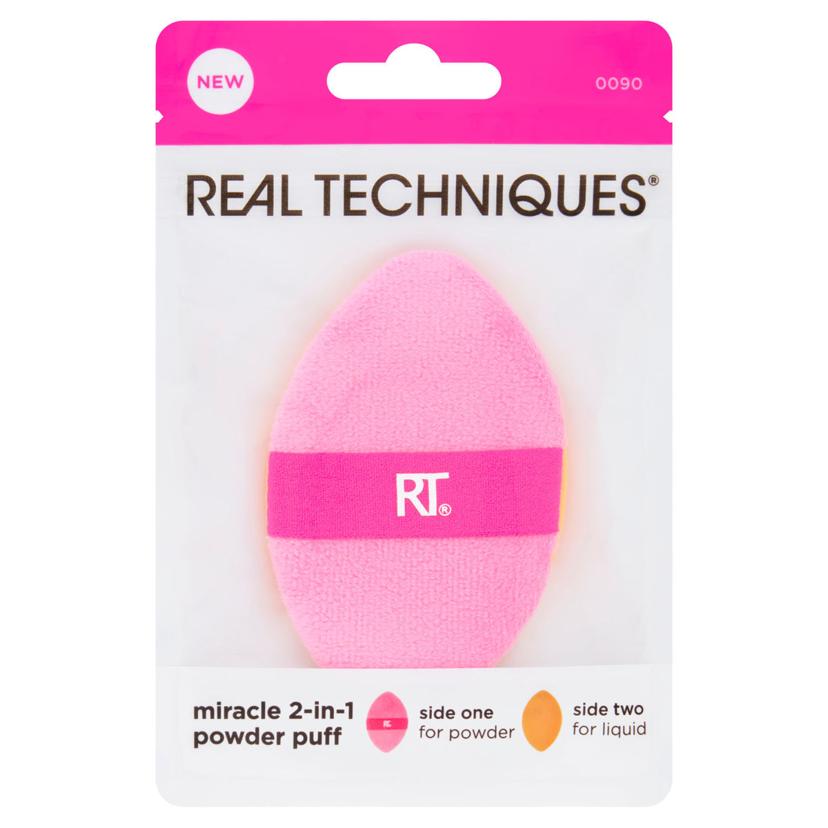 Real Techniques 2-in-1 Powder Puff - British product